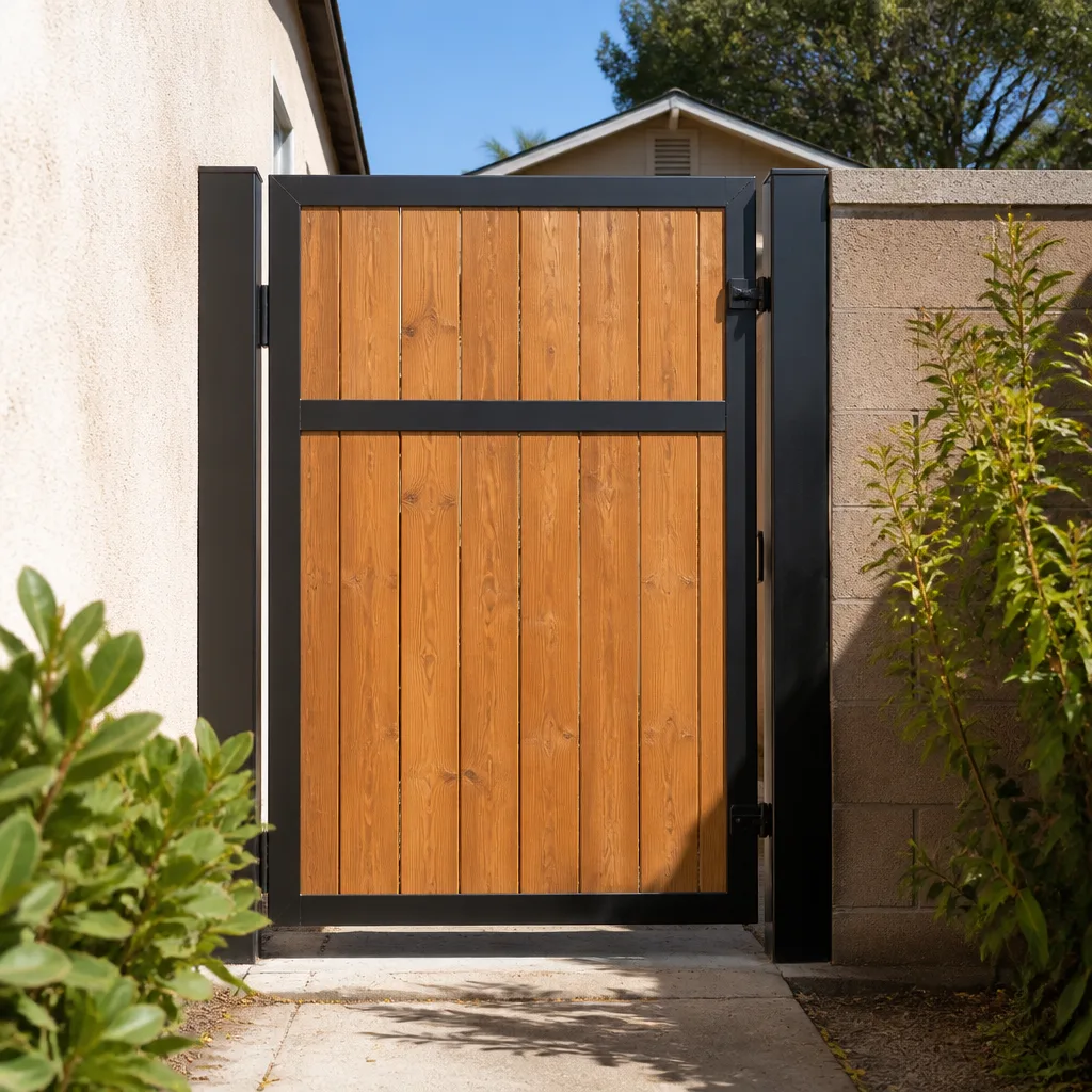Wood & steel frame
